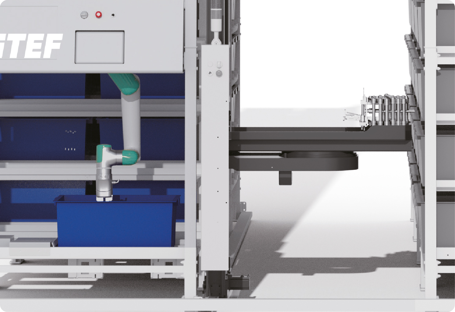 DASP robotik transfer ve toplama yapısı