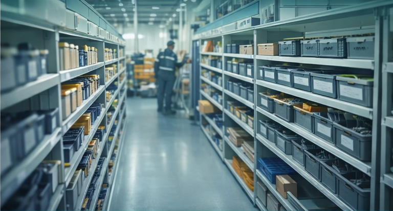 Üretim yan depo ve hat besleme sistemi