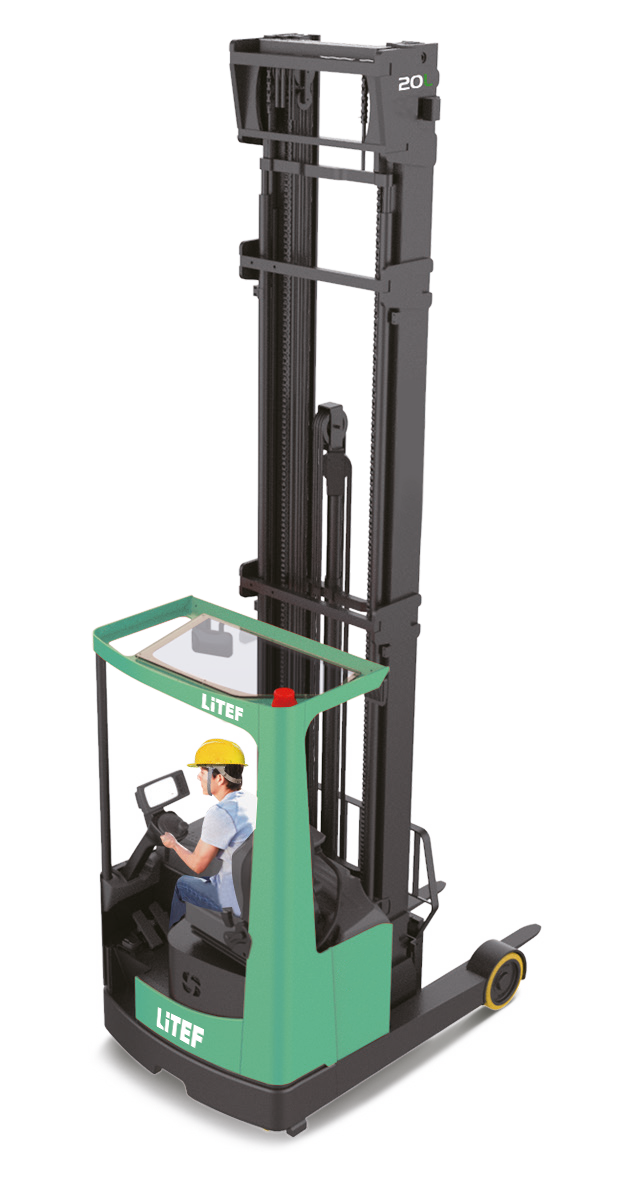 CQD20L koltuklu operatörlü yüksek görüşlü Reach Truck