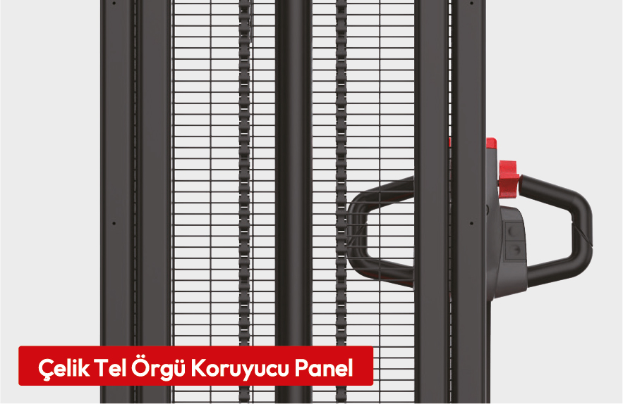 DS3 çelik tel örgü korumalı güvenli elektrikli istif makinesi