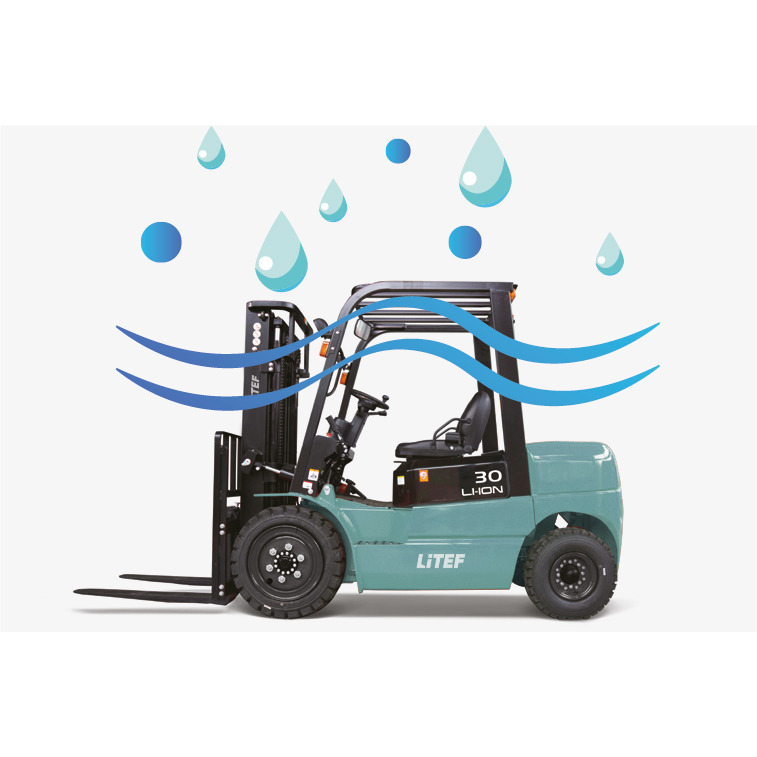 EFL252 IPX4 Korumalı Forklift EFL252 IPX4 suya karşı korumalı elektrikli forklift