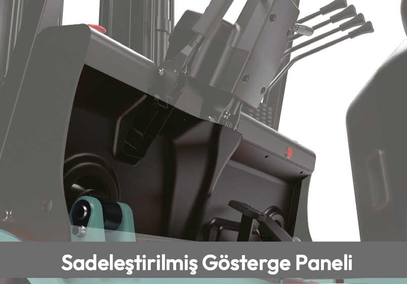 EFL252X3 ergonomik oturmalı elektrikli forklift operatör alanı