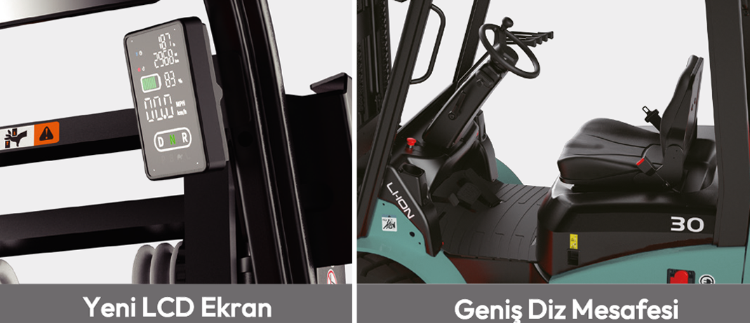EFL253P LCD Ekran, Konforlu Kabin ve Geliştirilmiş Görüş EFL253P lcd ekran, konforlu kabin ve geliştirilmiş görüş