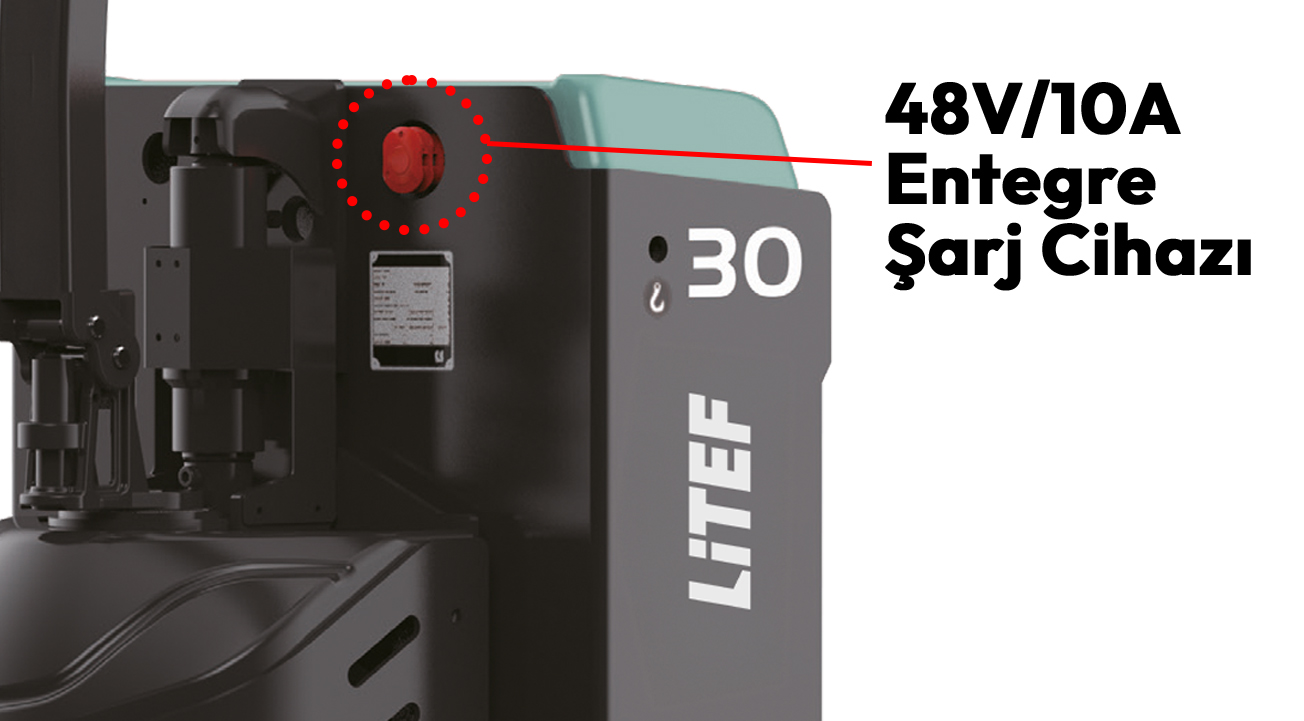 EPA301 48 volt akülü ağır hizmet elektrikli transpalet