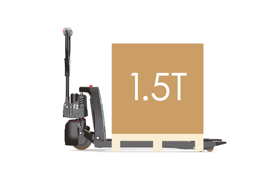 F2 1500 kg kapasiteli Li-ion akülü transpalet