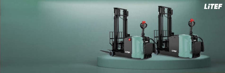 RQL151 katlanabilir platformlu denge ağırlıklı elektrikli Reach Truck