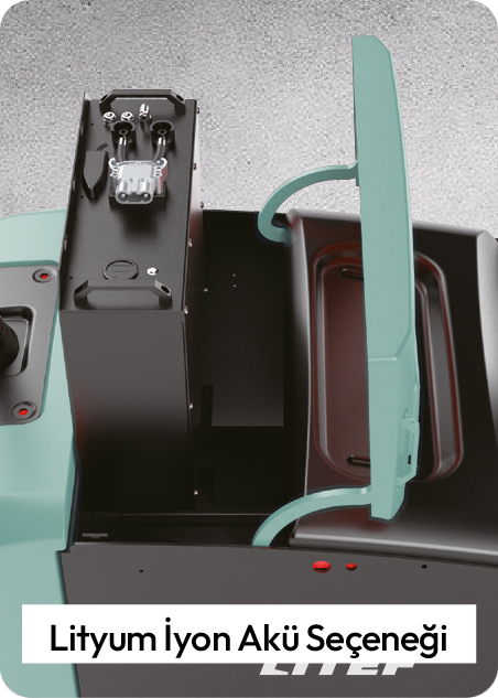 RSC082 tam akülü 800 kg elektrikli istif makinesi