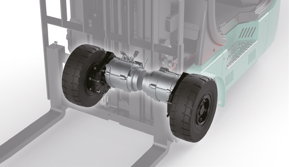 TDL201 çift tahrikli lityum akülü forklift
