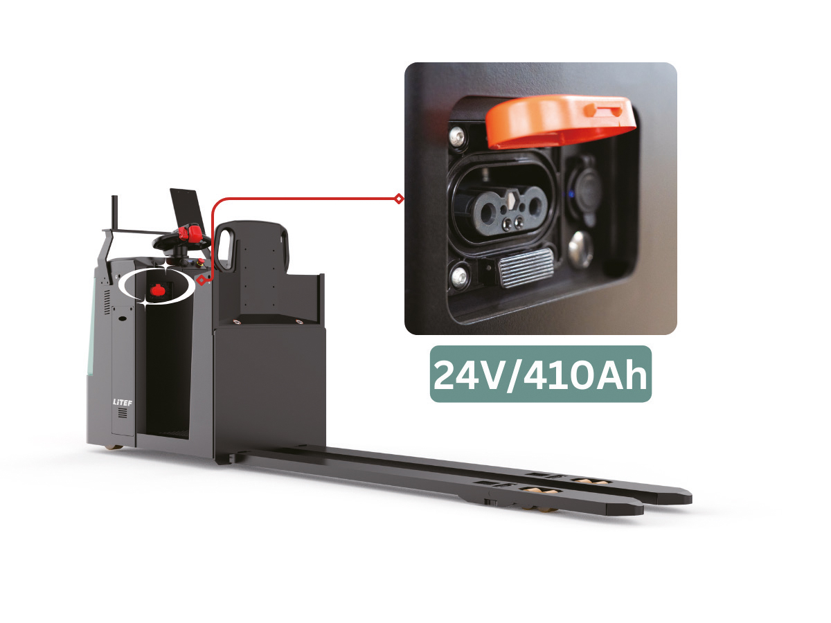 TPL251 24V 280Ah lityum akülü yatay sipariş toplayıcı