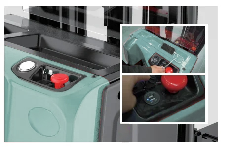 WSA161i 100Ah Li-ion tam akülü elektrikli istif makinesi