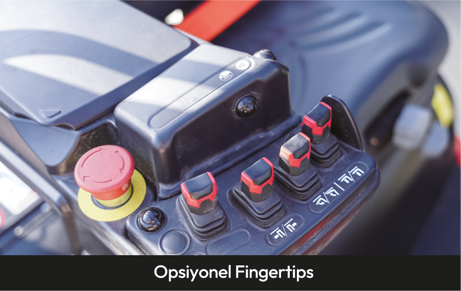 TVL202 joystick ve fingertip kontrollü elektrikli forklift