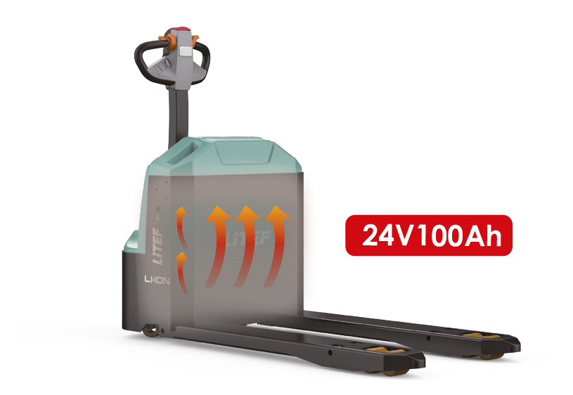 WPL202 2000 kg ağır hizmet tipi akülü transpalet